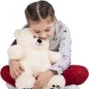 Giant Teddy Bear Big Teddy Bear Large Stuffed Animal Toys Soft Bear Children's Day Gift 10 Inches Ivory White