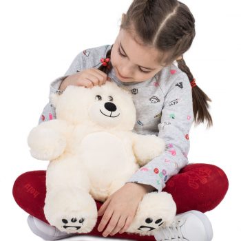 Daney teddy bear 25 white 017