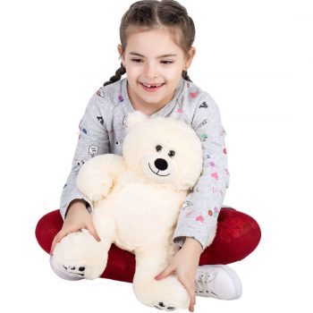 Daney teddy bear 25 white 018