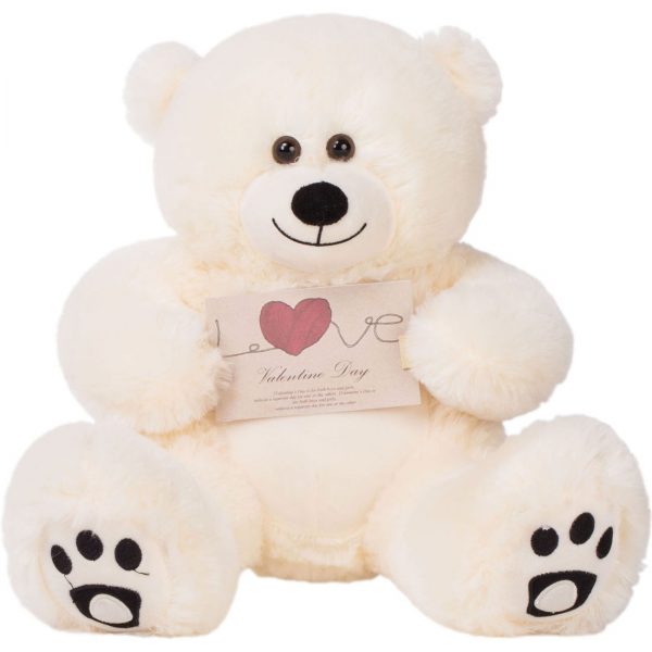 Daney teddy bear 25 white 019