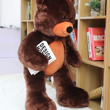 Daney teddy bear 3foot dark brown 002