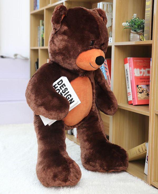 Daney teddy bear 3foot dark brown 002