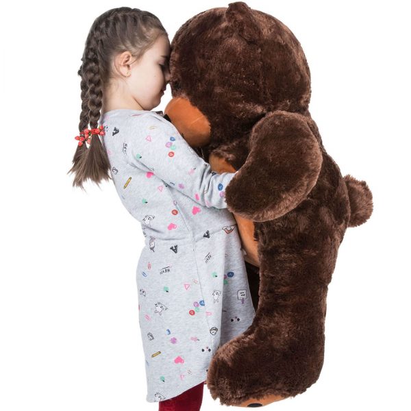Daney teddy bear 3foot dark brown 006
