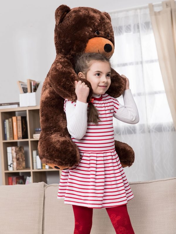 Daney teddy bear 3foot dark brown 007