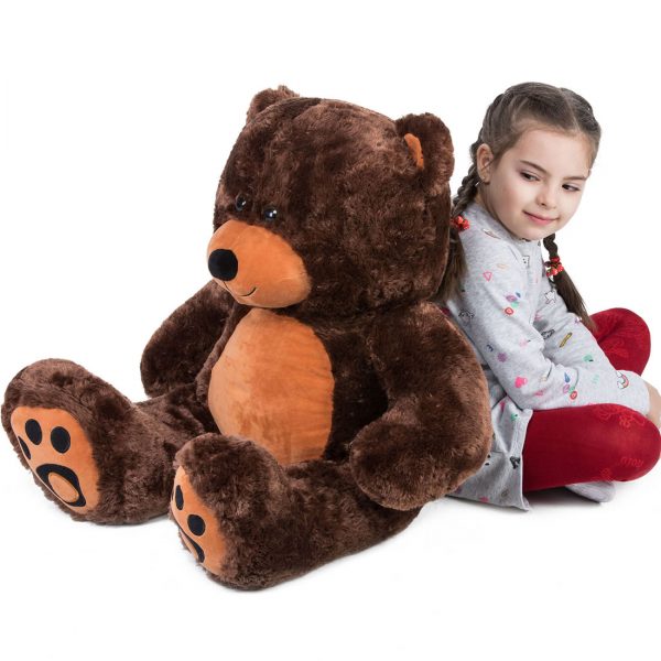 Daney teddy bear 3foot dark brown 008