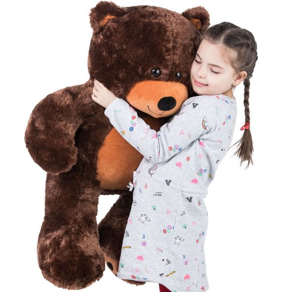 Daney teddy bear 3foot dark brown 021