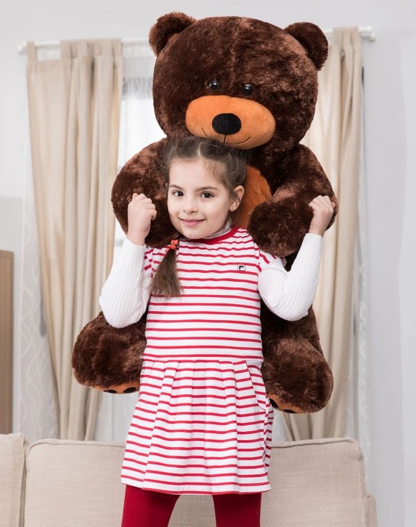 Daney teddy bear 3foot dark brown 022