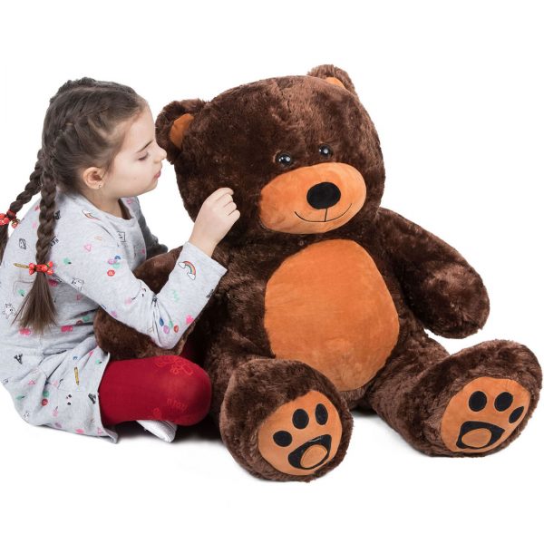 Daney teddy bear 3foot dark brown 027