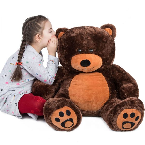 Daney teddy bear 3foot dark brown 028