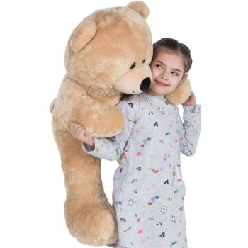 Daney teddy bear 3foot light brown 007