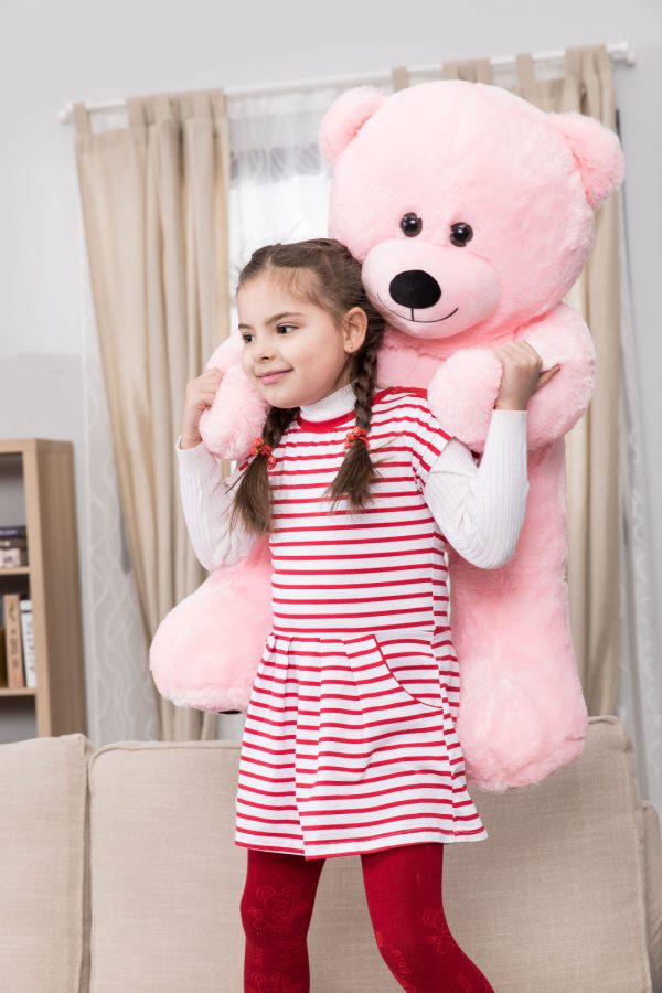 Daney teddy bear 3foot pink 024