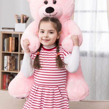 Daney teddy bear 3foot pink 026