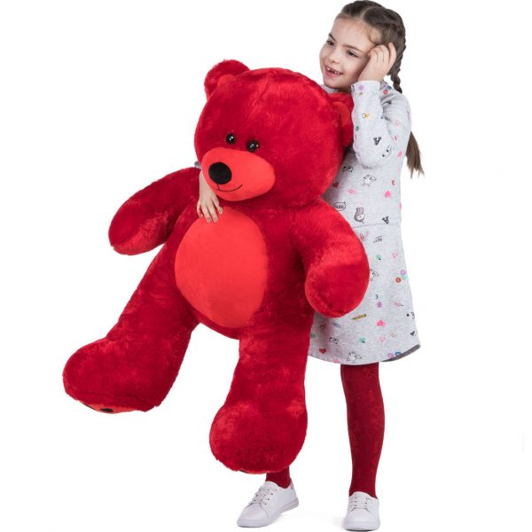 Daney teddy bear 3foot red 005