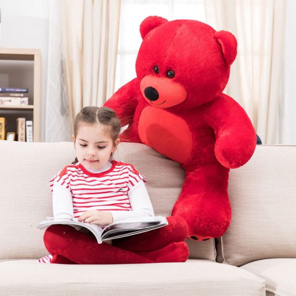 Daney teddy bear 3foot red 006