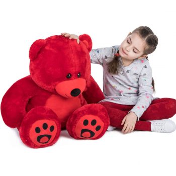 Daney teddy bear 3foot red 017