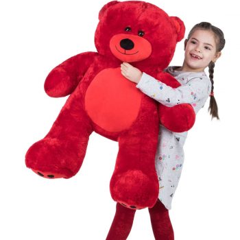 Daney teddy bear 3foot red 020