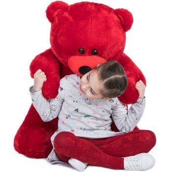 Daney teddy bear 3foot red 028