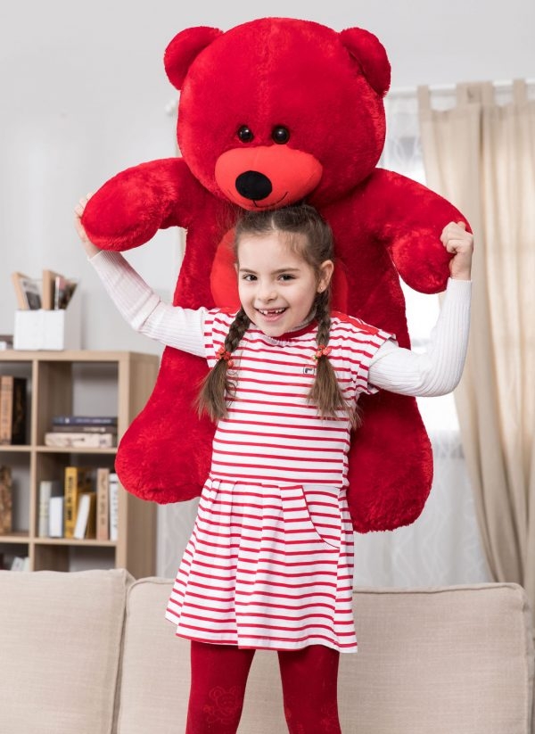 Daney teddy bear 3foot red 030