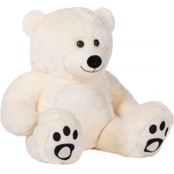 Daney teddy bear 3foot white 013