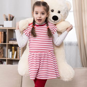 Daney teddy bear 3foot white 023