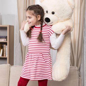 Daney teddy bear 3foot white 024