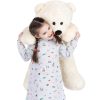 Large Stuffed Animal Toys Giant Teddy Bear Soft Bear Big Teddy Bear Birthday Present 36 Inches Ivory White