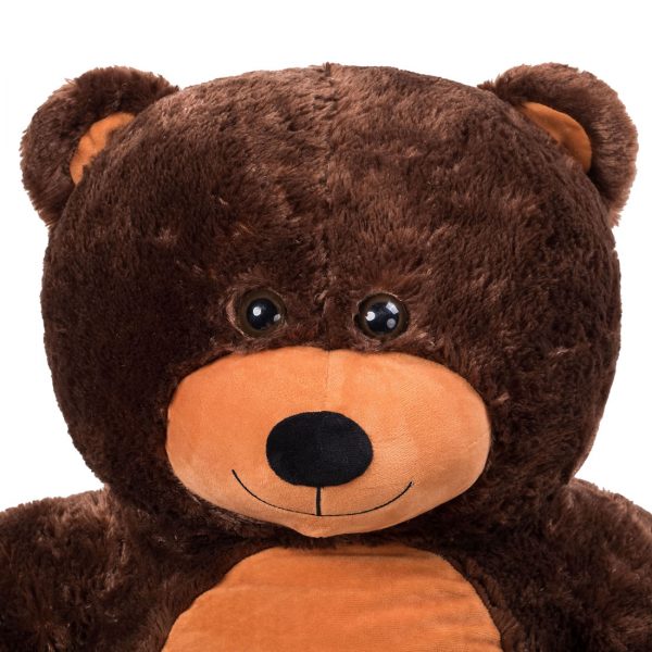 Daney teddy bear 6foot dark brown 012
