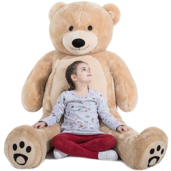 Daney teddy bear 6foot light brown 002