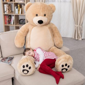 Daney teddy bear 6foot light brown 006