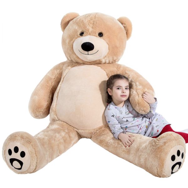 Daney teddy bear 6foot light brown 008