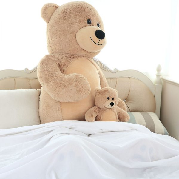 Daney teddy bear 6foot light brown 010