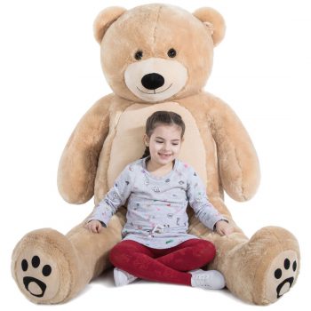 Daney teddy bear 6foot light brown 017