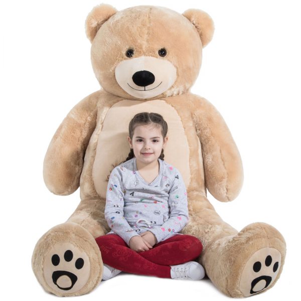 Daney teddy bear 6foot light brown 018