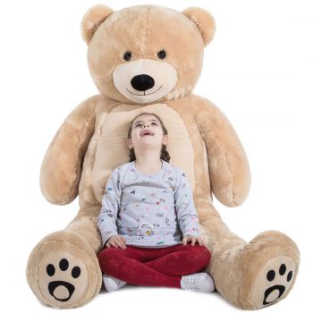 Daney teddy bear 6foot light brown 020