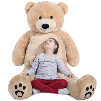 Daney teddy bear 6foot light brown 021