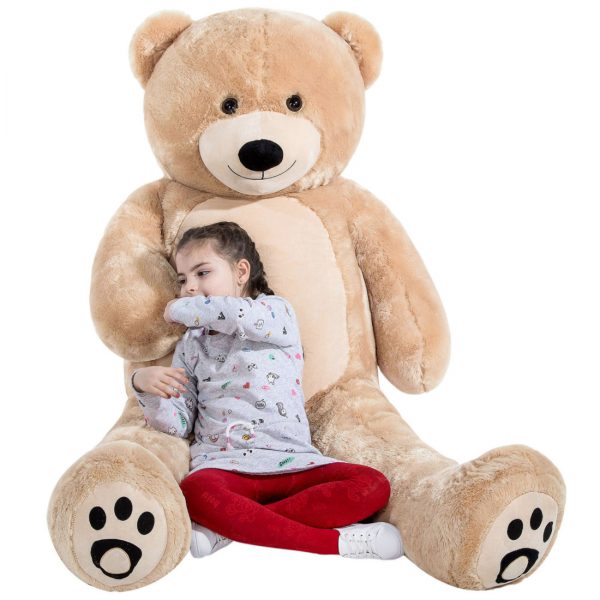 Daney teddy bear 6foot light brown 022