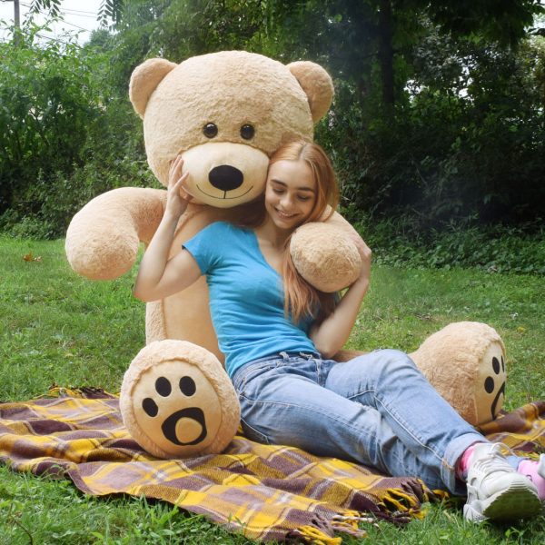 Daney teddy bear 6foot light brown 029