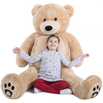 Daney teddy bear 6foot light brown 032