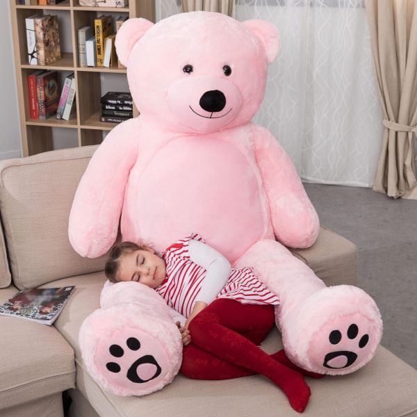 Daney teddy bear 6foot pink 001