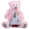 Big Teddy Bear Giant Teddy Bear Large Stuffed Animal Toys Soft Bear Children's Day Gift 72 Inches Pink