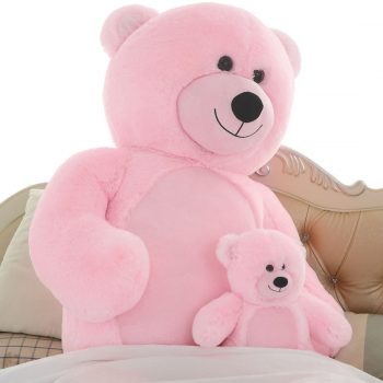Daney teddy bear 6foot pink 009