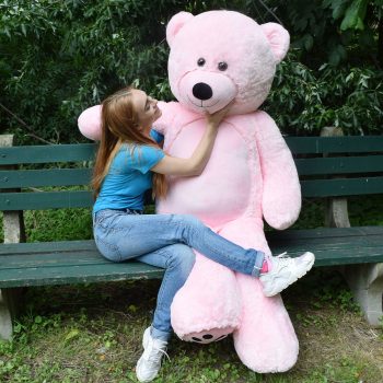 Daney teddy bear 6foot pink 010