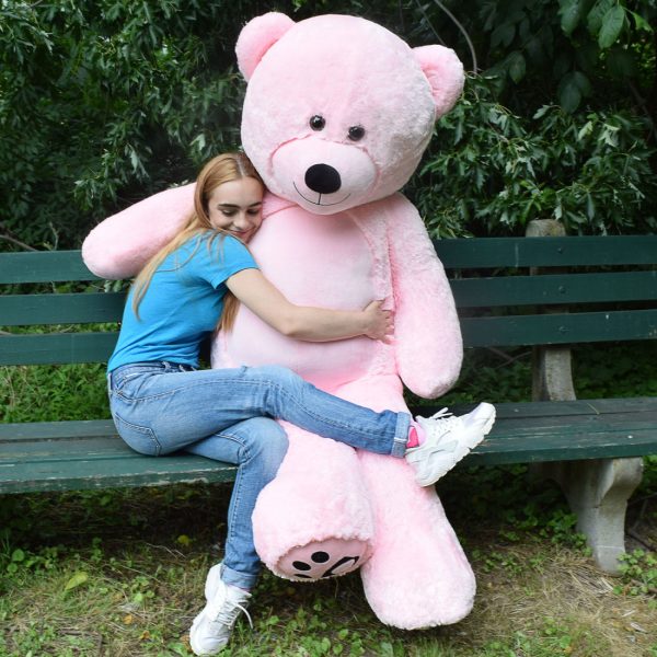 Daney teddy bear 6foot pink 023