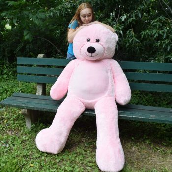 Daney teddy bear 6foot pink 024