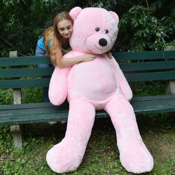 Daney teddy bear 6foot pink 025