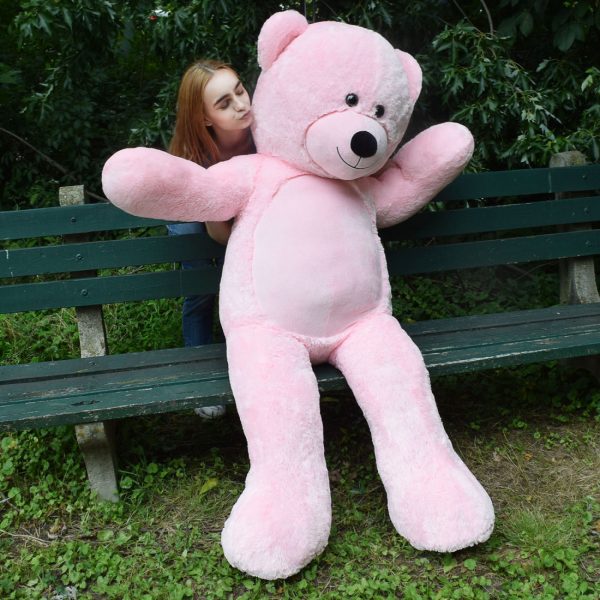 Daney teddy bear 6foot pink 026