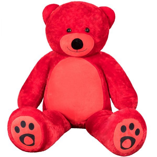 Daney teddy bear 6foot red 014
