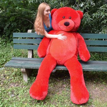 Daney teddy bear 6foot red 019