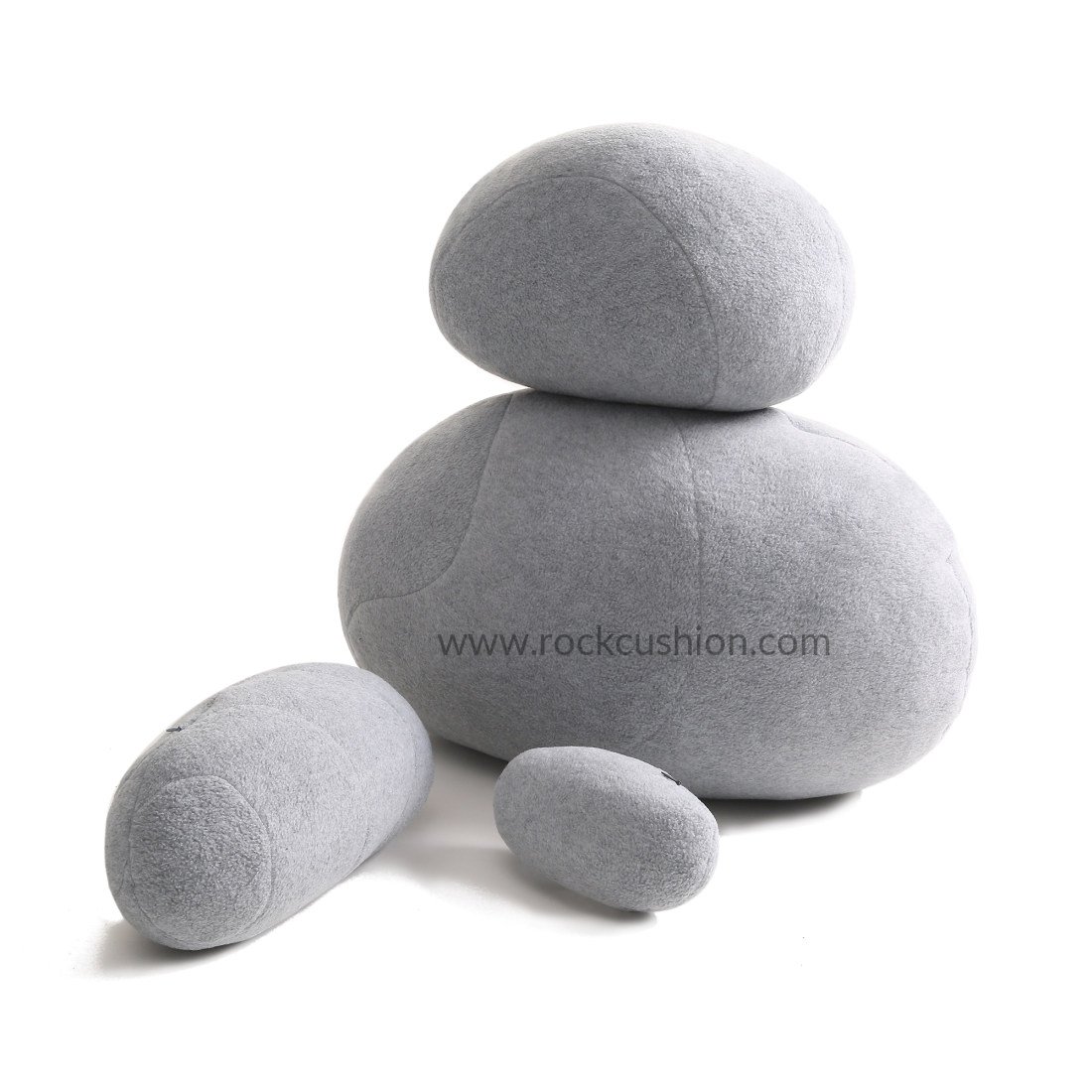 Pebble Stone Rock Shape Pillow Cushion With Stuffing 3D Plush Pillow Cushion  Soft Stuffed Pillow Cushion For Children Home Decor