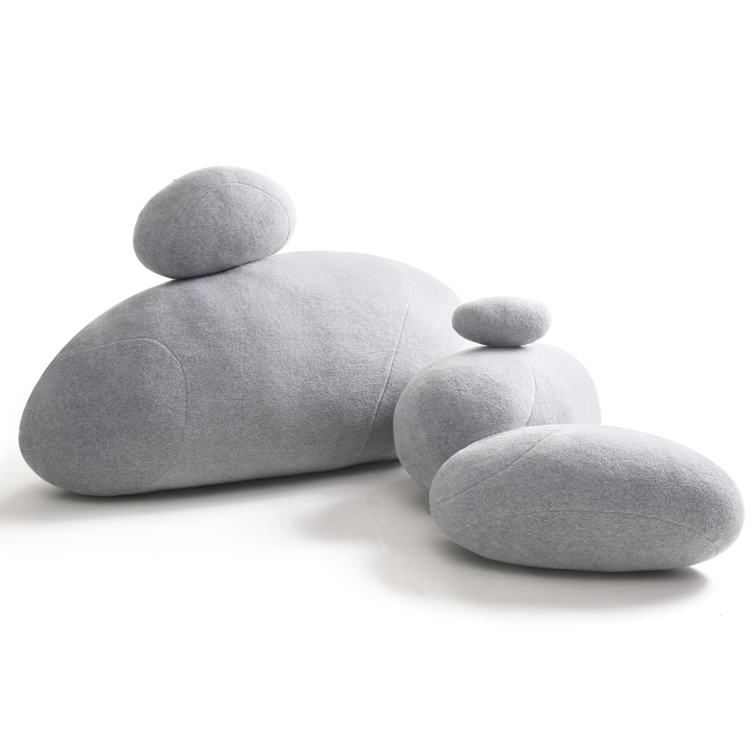 Living Pebble Pillows Floor Cushions 